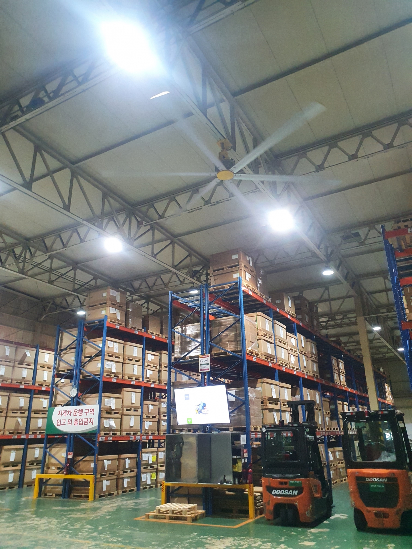 전주 셰플러 물류센터 설치사례 AIR MOVING FAN